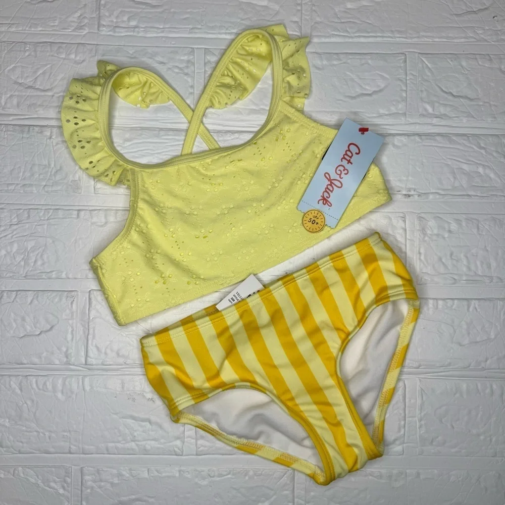 Cat & Jack Yellow Kids Swim Set